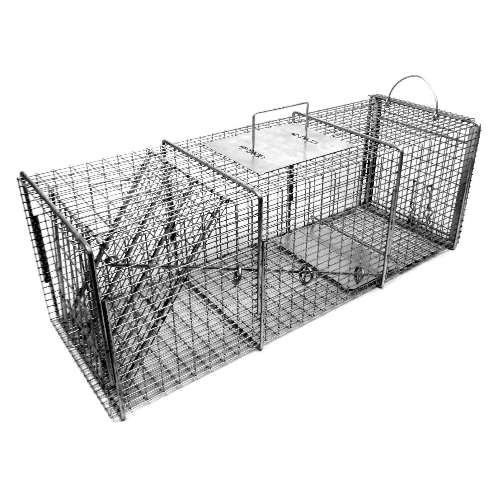 Tomahawk Live Trap Pro 1 Door Trap with Rear Sliding Access Door