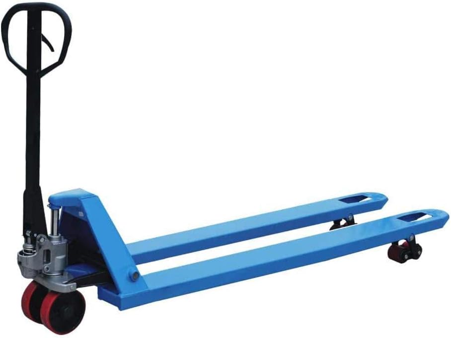 M20L 72" Extra Long Pallet Jack Truck 4400 lbs Manual Pallet Jack Truck Long Fork 27" x 72"