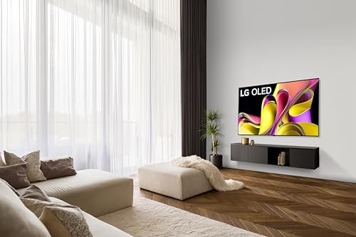 LG B3 Series OLED Smart TV OLED77B3PUA, 2023 - AI-Powered 4K TV Bundle