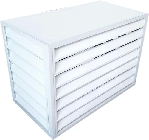 Mini Split Air Conditioner Cover for Outside Units,Dustproof and waterproof,Aluminum Air Conditioner and Heat Pump Cover,Shelf Plant Stand,Outdoor AC Unit Cover,Noise Reduction,suitable for