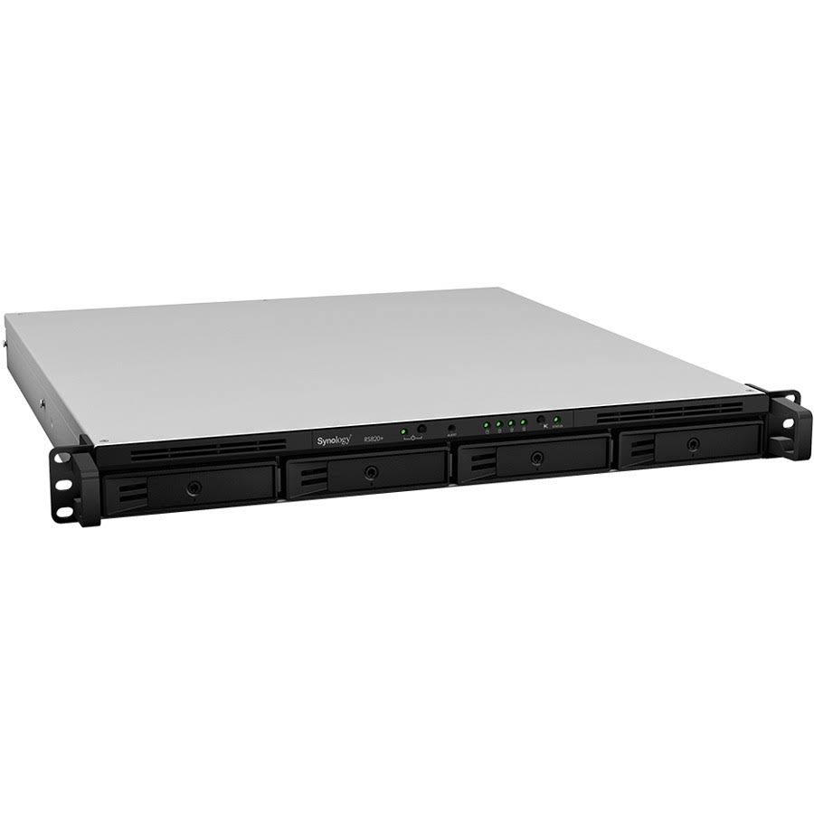 Synology RackStation RS820+ 4-Bay Diskless NAS Server - SATA 6Gb/s