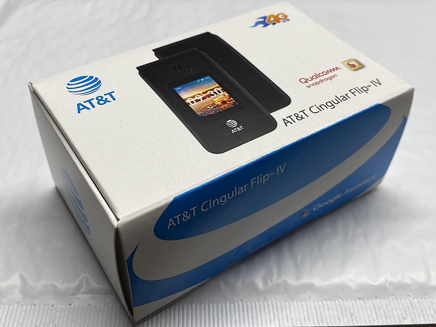 AT&T Cingular SmartFlip IV U102AA 4G LTE | Prepaid Phone | 2.8" Screen | 4GB | SIM Included | Black Pack of 2