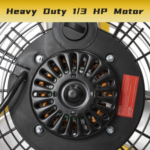 HiCFM High Velocity Powerful Heavy Duty Drum Fan