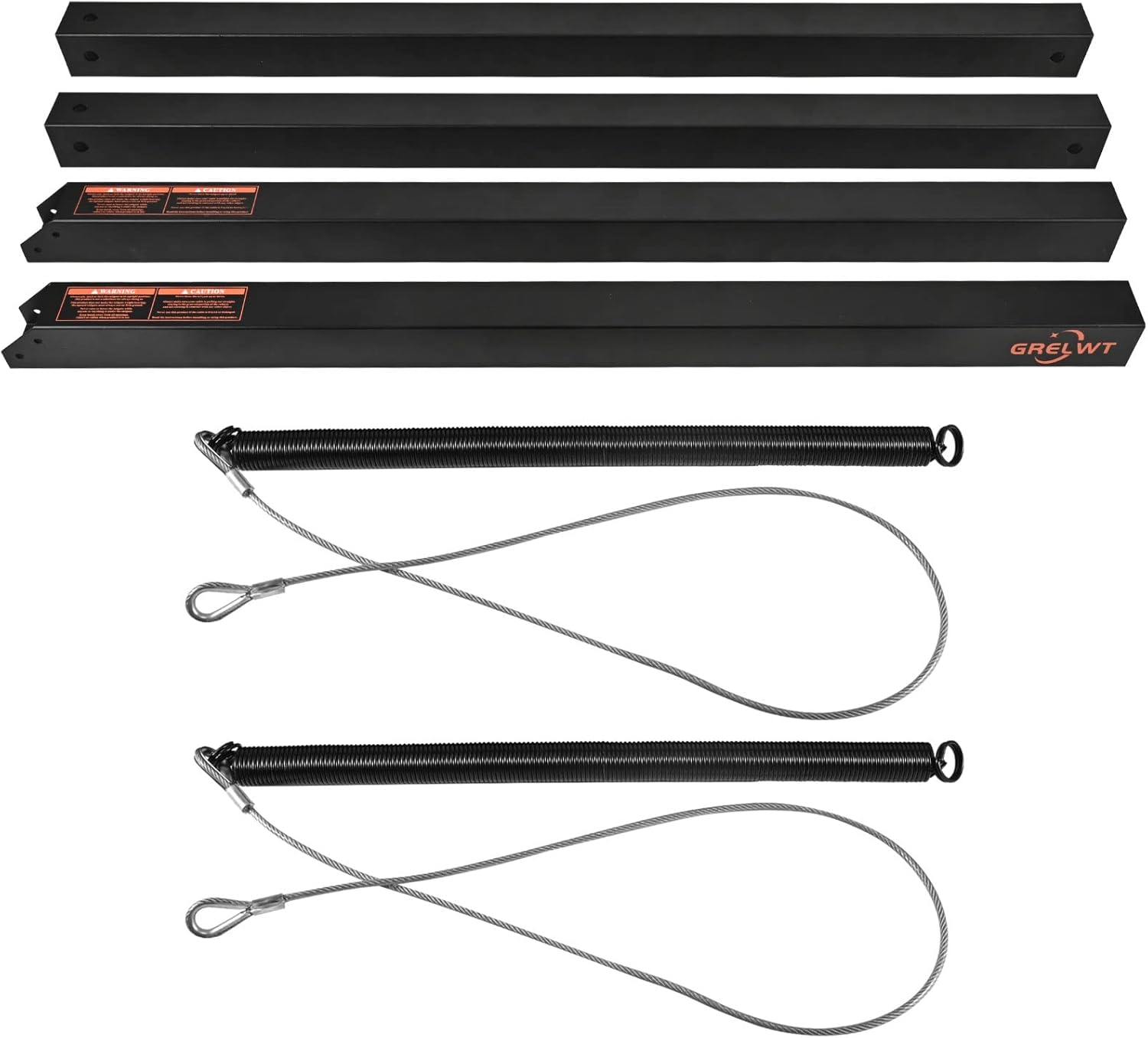 GRELWT Trailer Gate Lift Assist 2 Sided, Fits Side Rails 10 to 24 Inch, Maximum Weight Capacity 300 LBS, Black