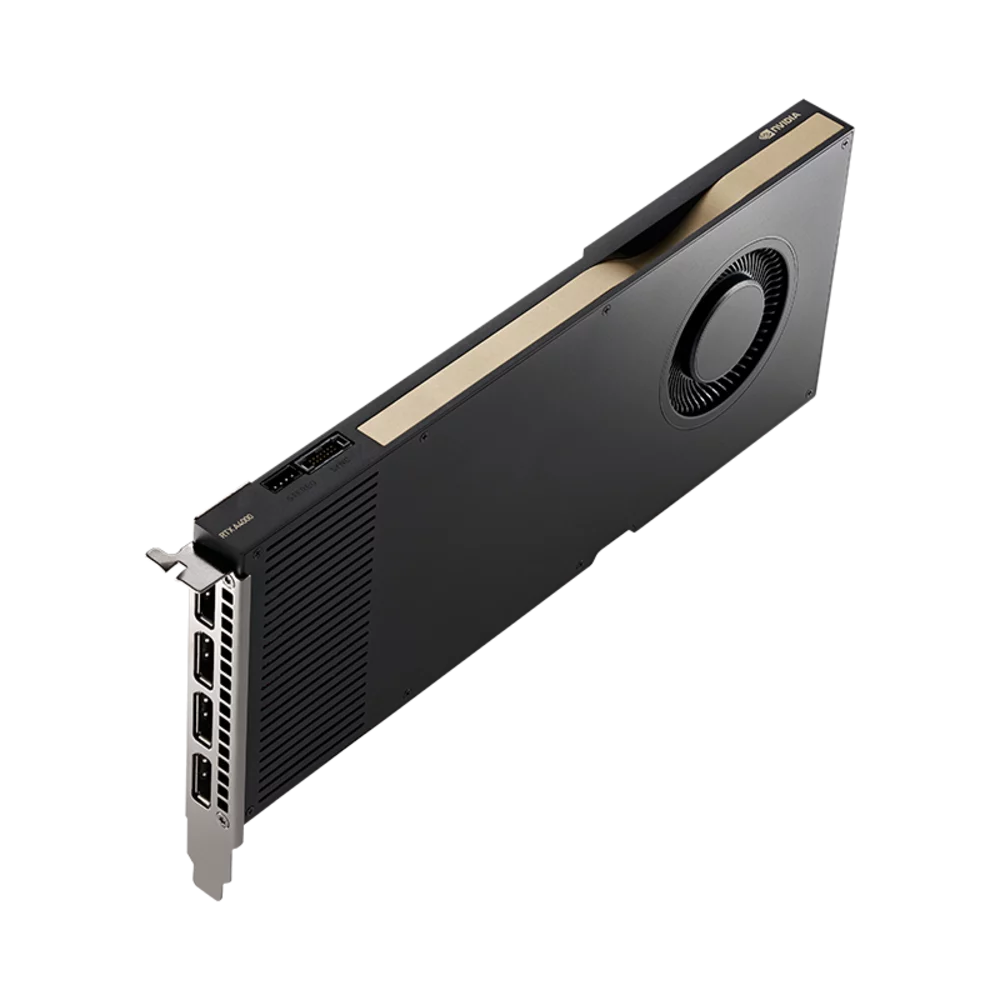 PNY NVIDIA RTX A4000 Graphics Card - 16 GB GDDR6 - 256 Bit bus width - PCI Express 4.0 x16 - DisplayPort - Bulk Version (accessories included with full warranty)