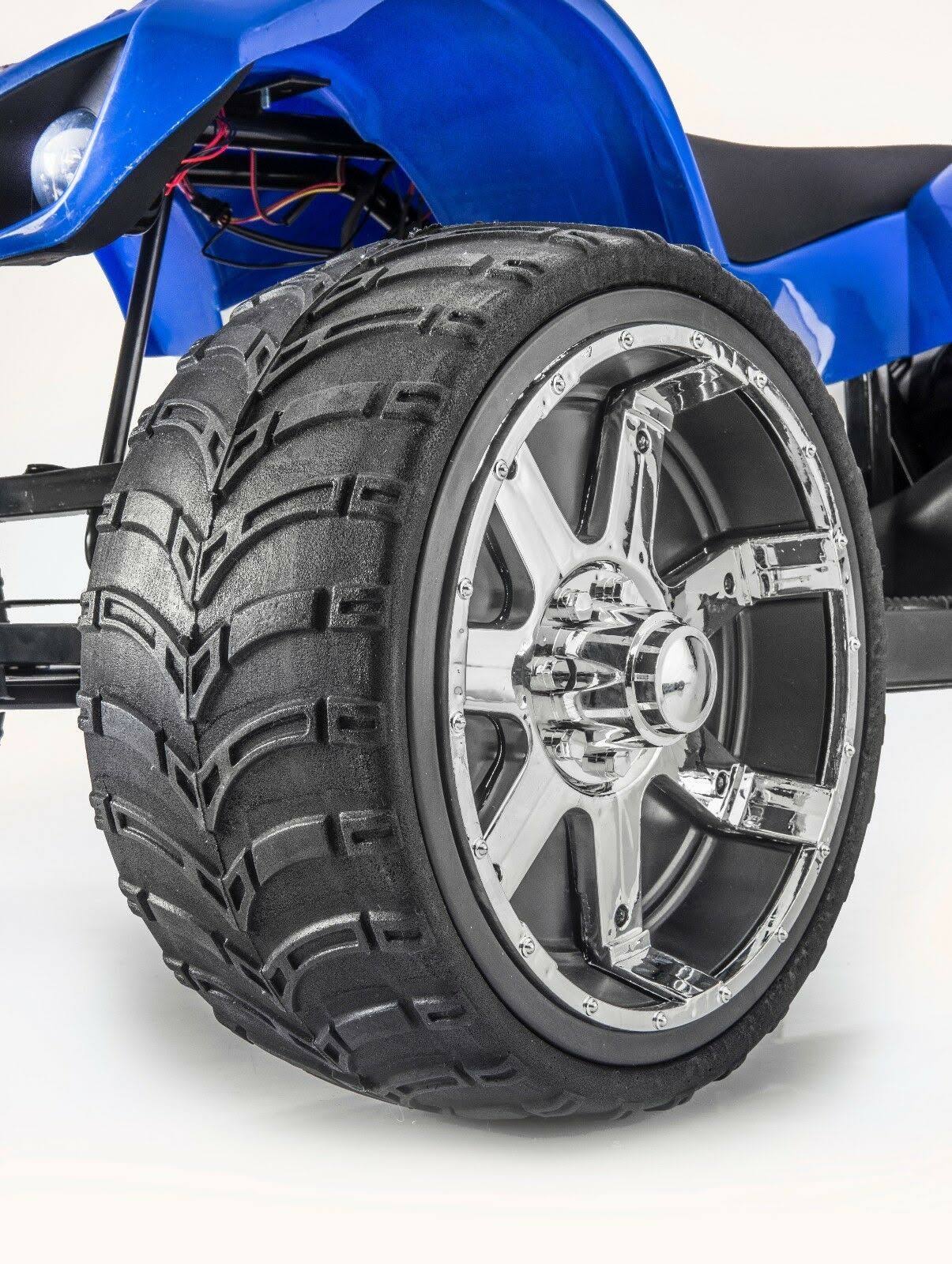 Supertrax ATV MX400 Kid&s Ride on Vehicle, Battery Powered w/Free MP3 - Blue