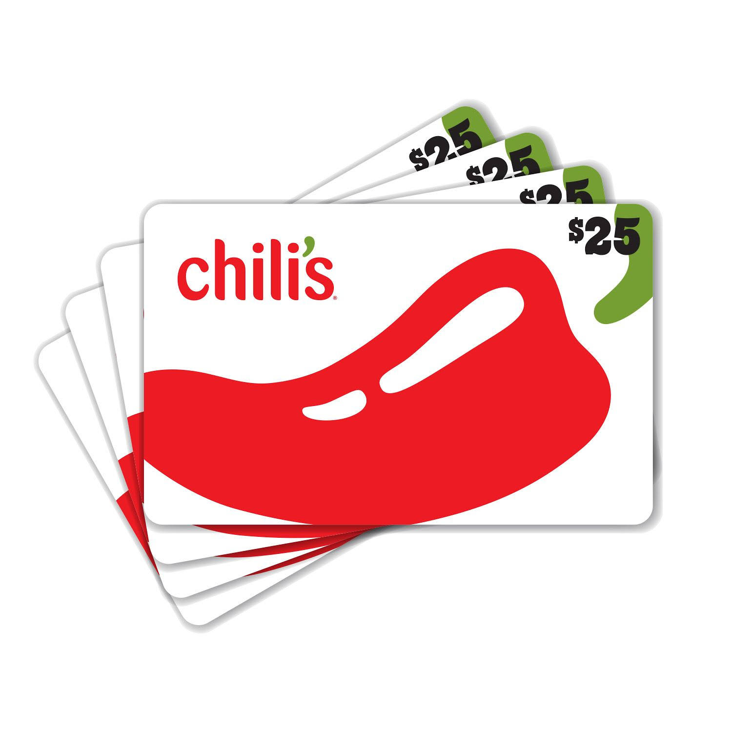 Chili&s Value Gift Cards - 4 x