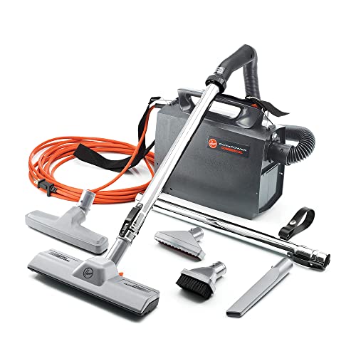Hoover CH30000 PortaPower Lightweight Commercial Canister Vacuum, Orange