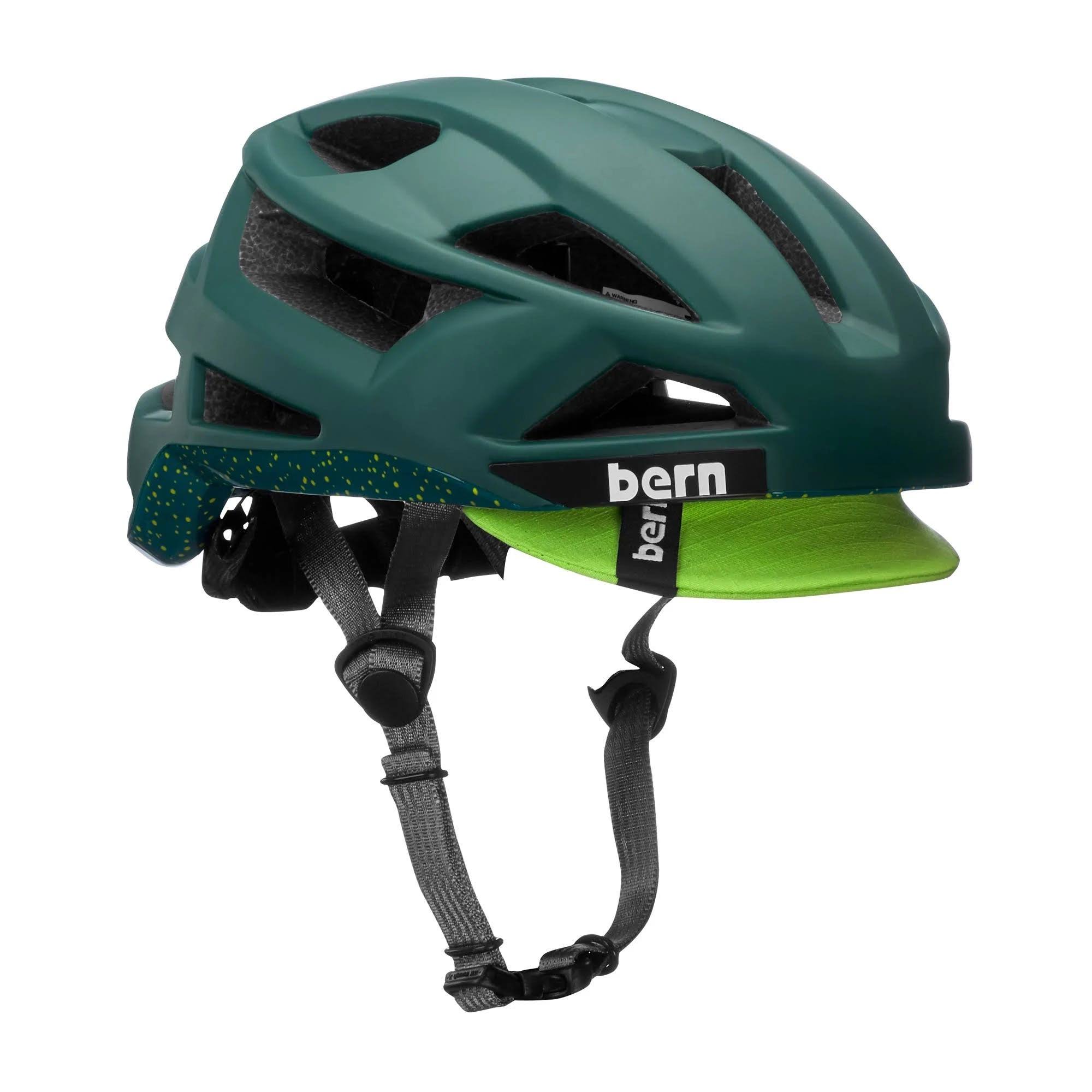 Bern FL-1 Pave Helmet Medium / Matte Fern Green