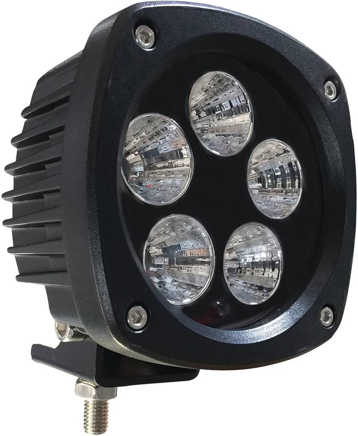 TIGERLIGHTS TL500F 50W Compact LED Flood Light, Generation 2 9V Compatible with/Replacement for Case 1150K, 1150M, 1650L, 1650M, 2050M, 650K, 650L, 750K, 850K Crawler Dozer Flood Off-Road Light
