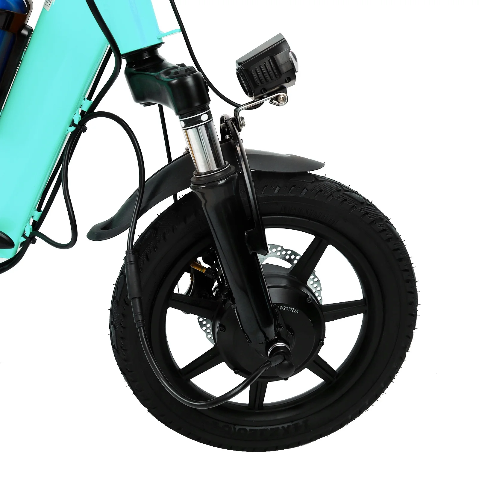 3-Wheel Electric Trike Motorized Folding Tricycle E-Bike - 48V 350W