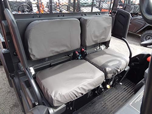 Durafit Seat Covers, for Kubota RTV X900, RTV X1100, RTV X1120D and 1140, Sidekick RTV XG850 New Models Seat Covers KU19 (X7 Gray Twill) Pack of 2