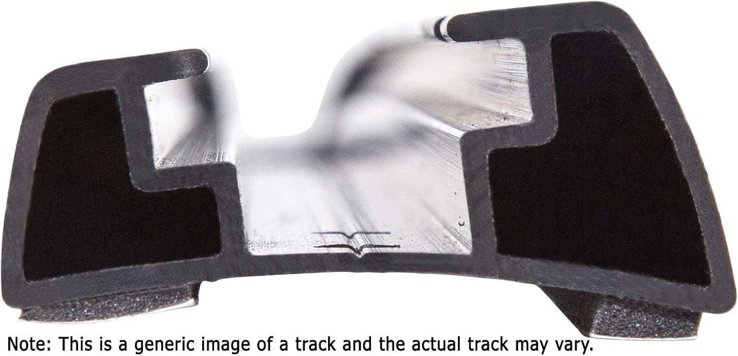 Rhino Rack Cap Topper Canopy Tonneau Cover Truck Tracks (70"), Black (RTC18)
