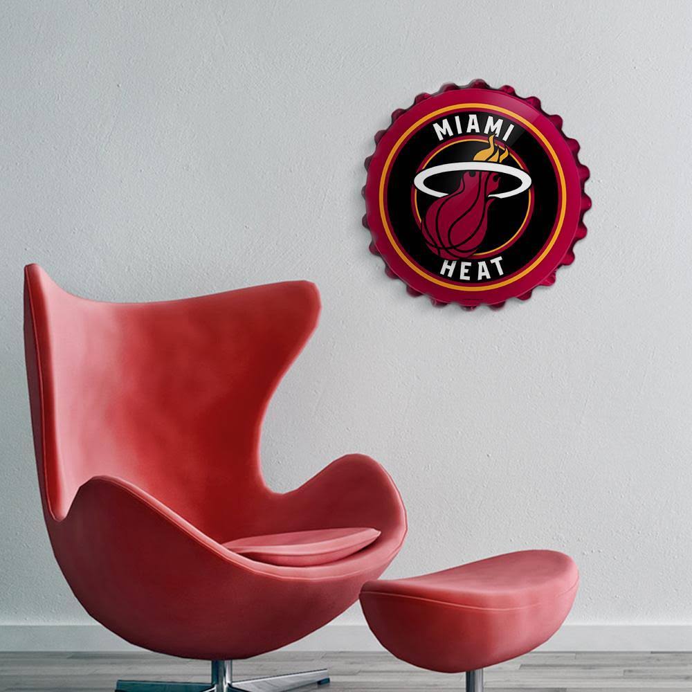 Miami Heat: Bottle Cap Wall Sign