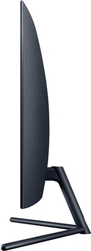 SAMSUNG 32" UR59 Series ViewFinity Curved Monitor, 4K UHD (3840x2160), 60Hz, 4ms, Display Port, 3-Sided Frameless, Eye Saver Mode, HDMI
