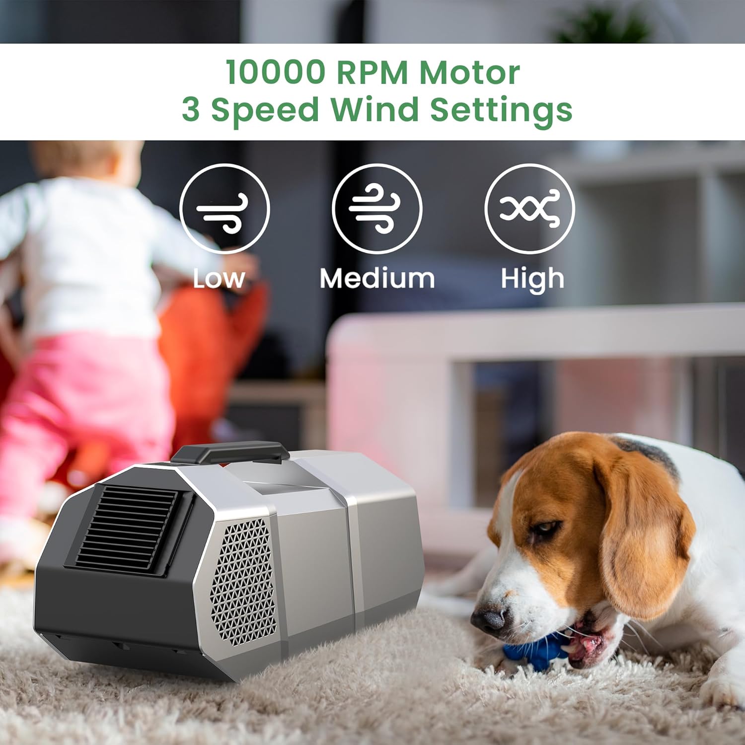 Waykar 1450BTU Portable Air Conditioner - for Tent, RV, Outdoor Event, Compact and Easy to Install, Ideal for Camping, Emergency Use, and as a Portable Indoor and Outdoor Air Conditioner.