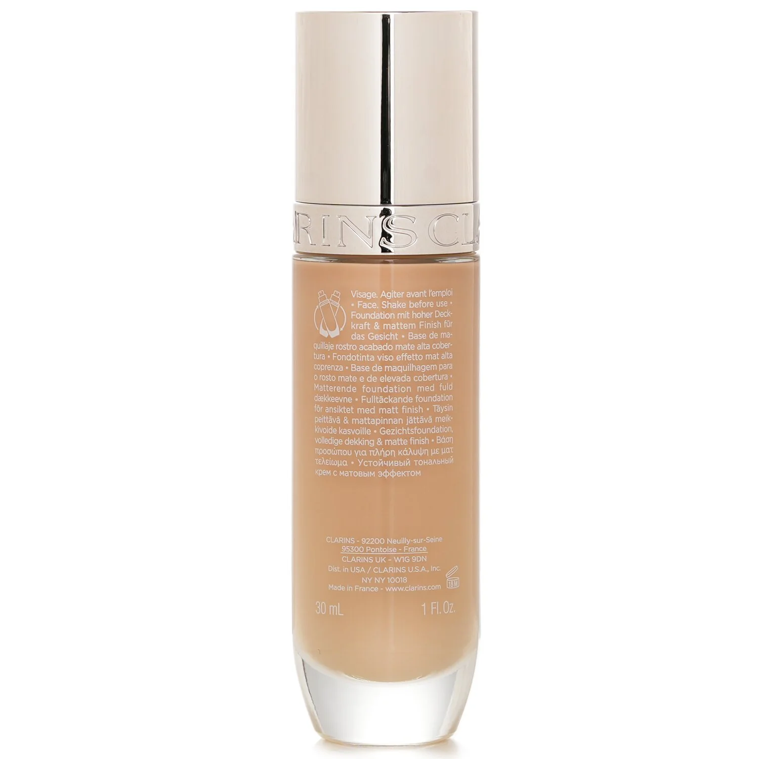Clarins Skin Illusion Full Coverage Foundation - # 109C 30ml