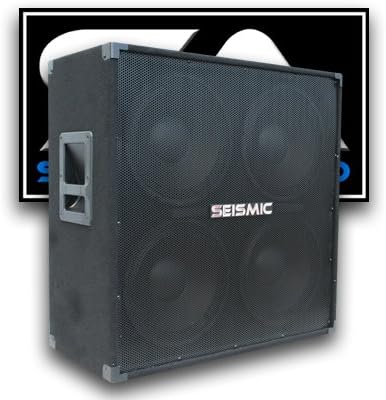 Seismic Audio - 412 GUITAR SPEAKER CABINET - 4x12 400 Watts PA/DJ PRO AUDIO