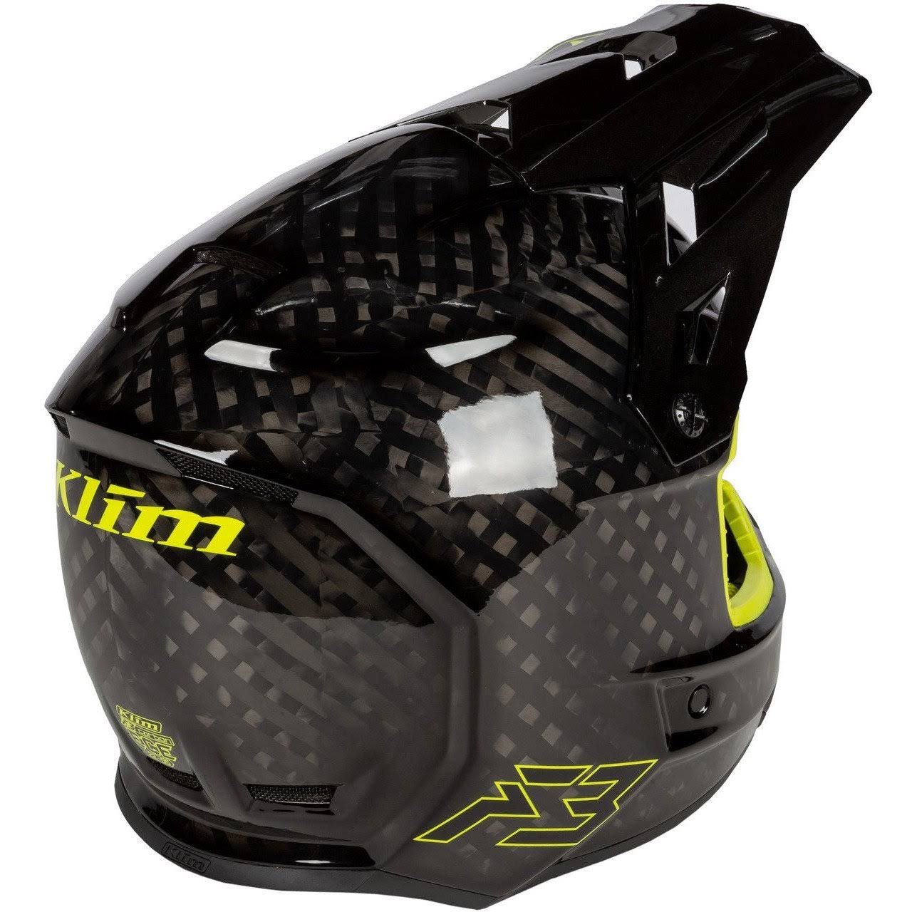 Klim F3 Carbon Helmet ECE SM Draft Electrik Gecko - Asphalt