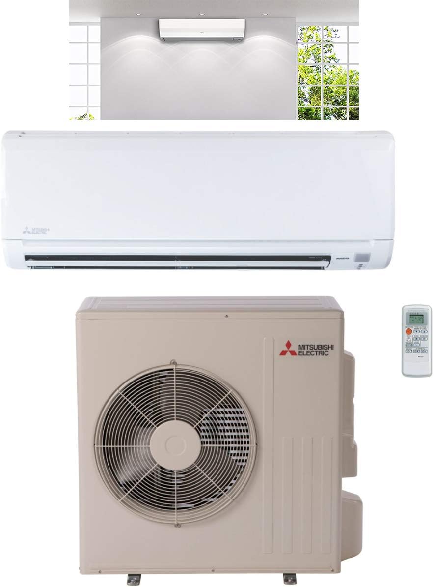 Mitsubishi 24,000 BTU Air Conditioner Heat Pump Split AC SEER 20.5 Cool & Heat Ductless Mini Split System - R410A