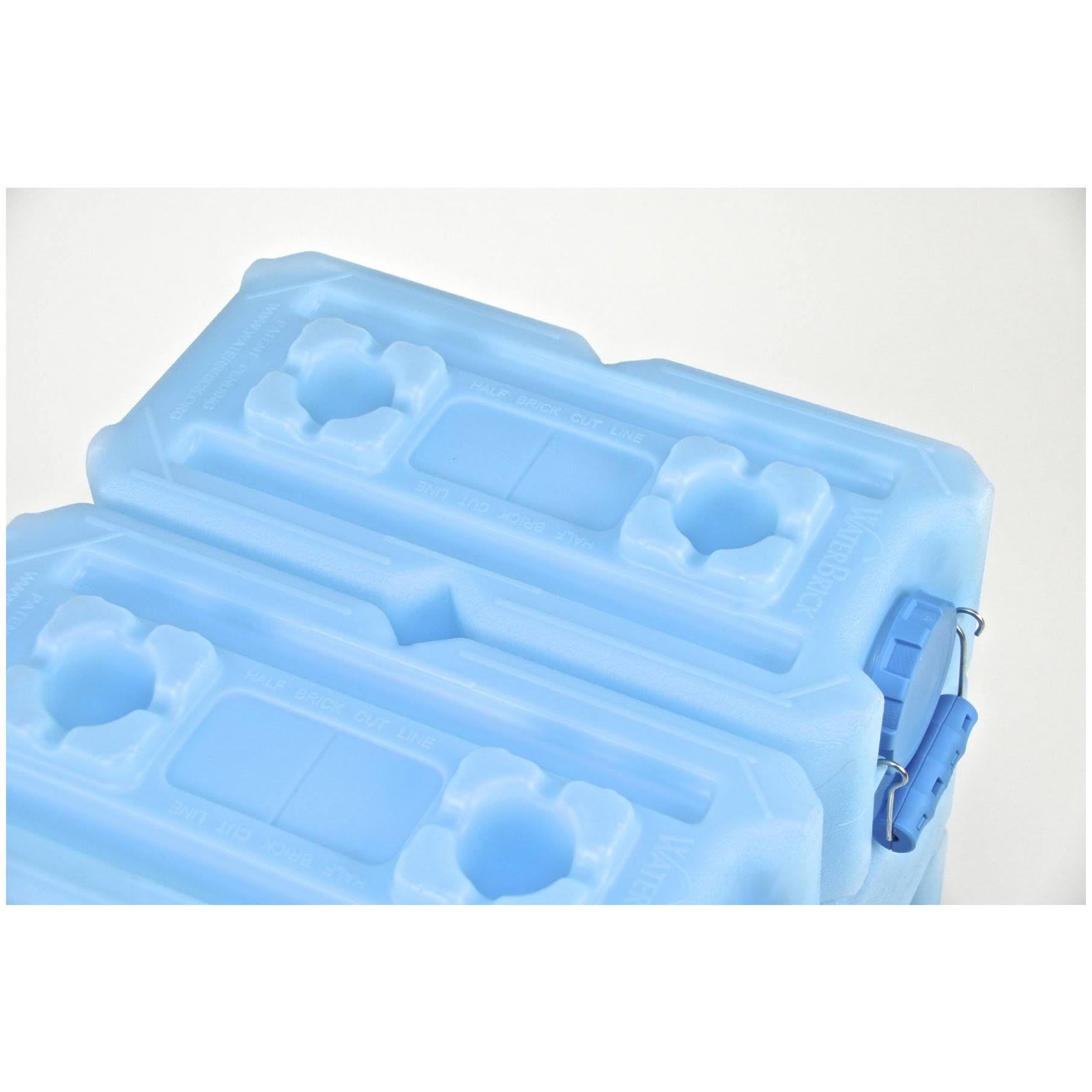 WaterBrick - Emergency Water and Food Storage Containers - 8 Pack Blue