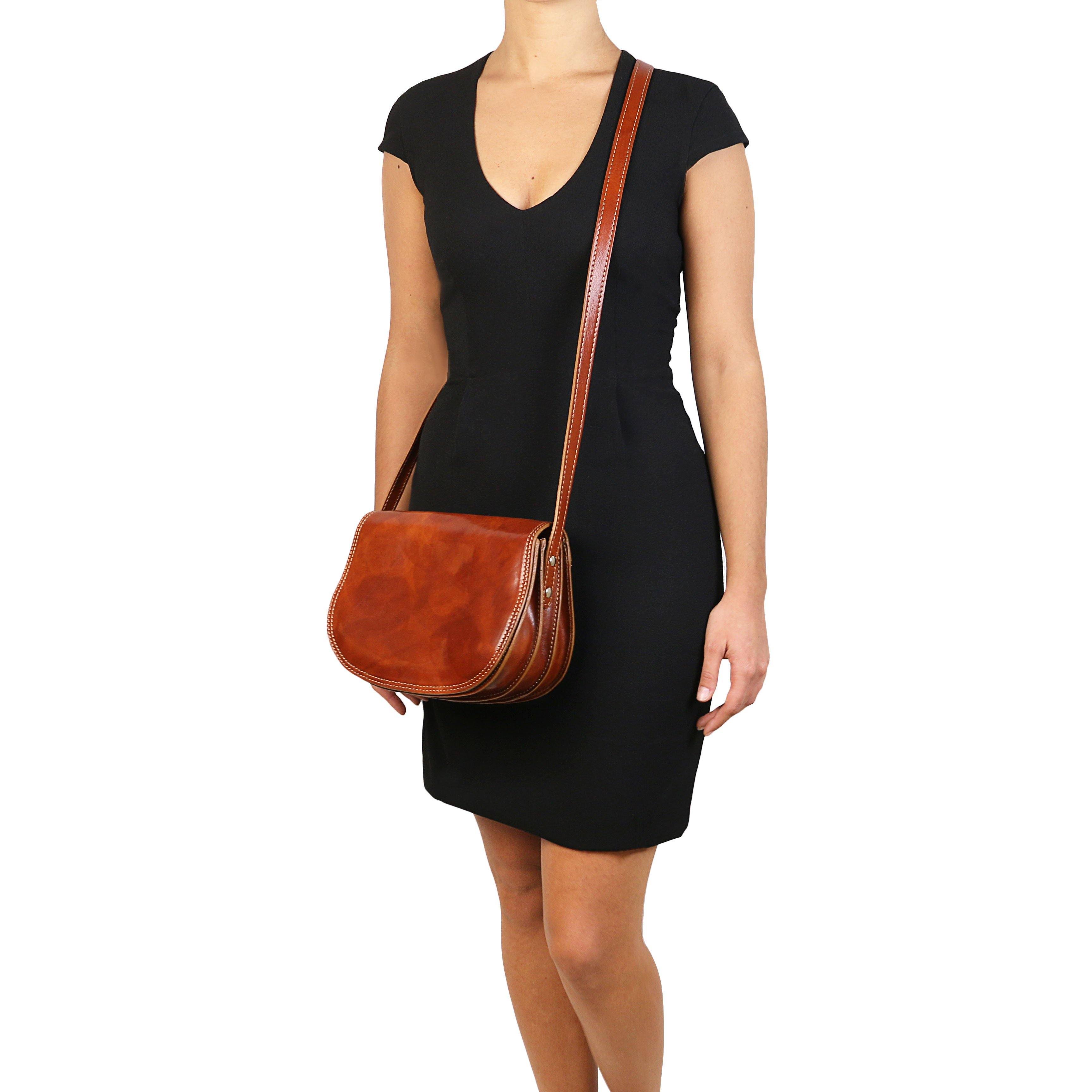Isabella - Lady Leather Bag - Brown