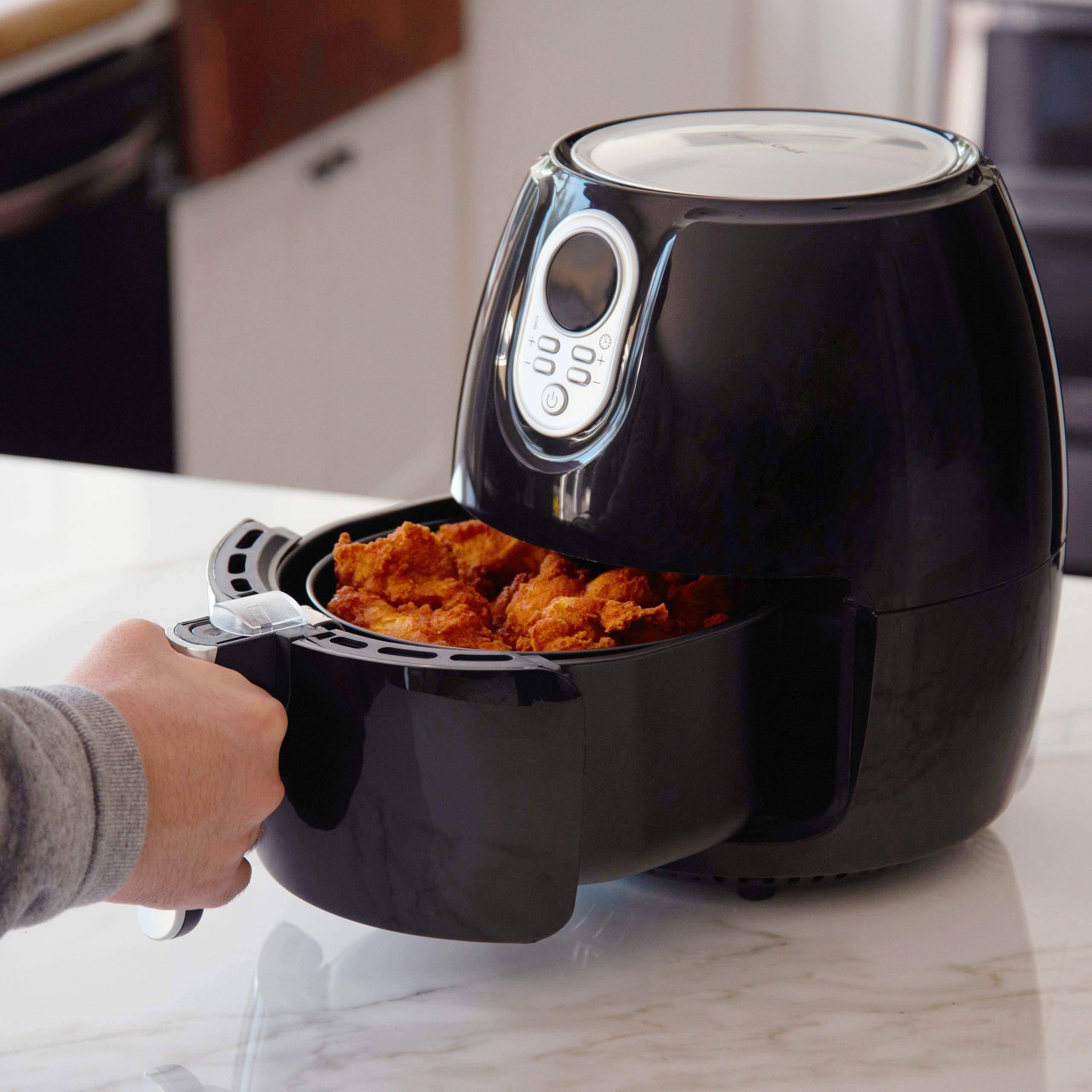 Magic Chef MCAF26DB Air Fryer, Digital, Black