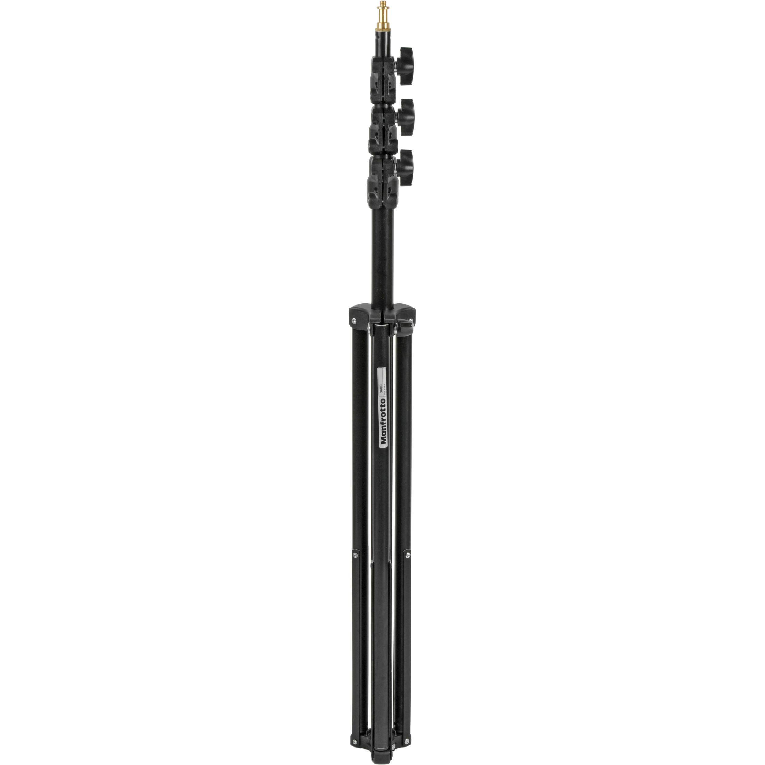 Manfrotto 11ft Basic Black Light Stand 5/8in Stud 368B