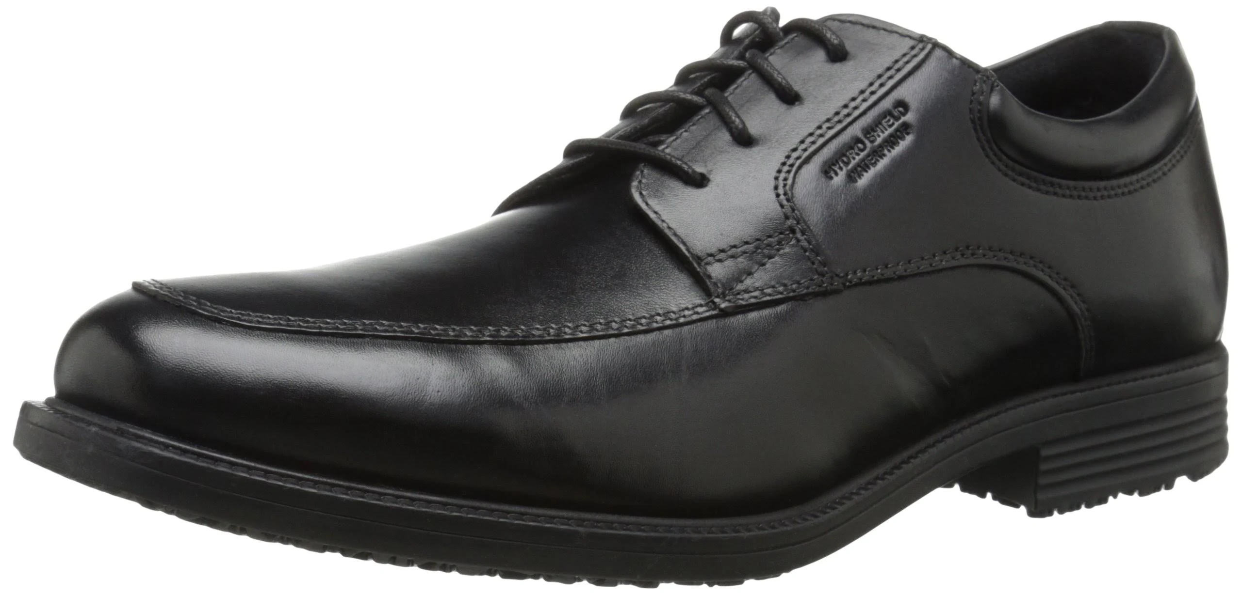 Men&s Rockport Essential Details Waterproof Apron Toe, Black