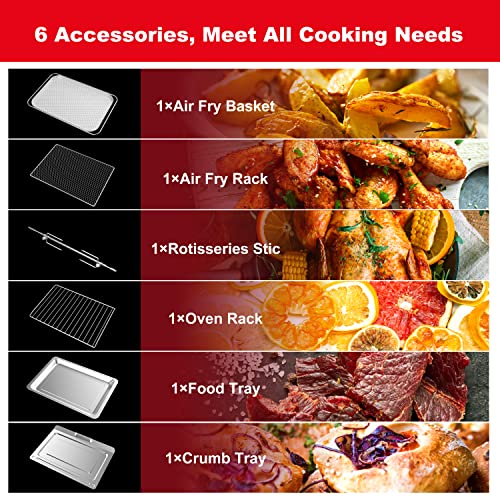 Galanz Air Fryer Toaster Oven, Stainless Steel