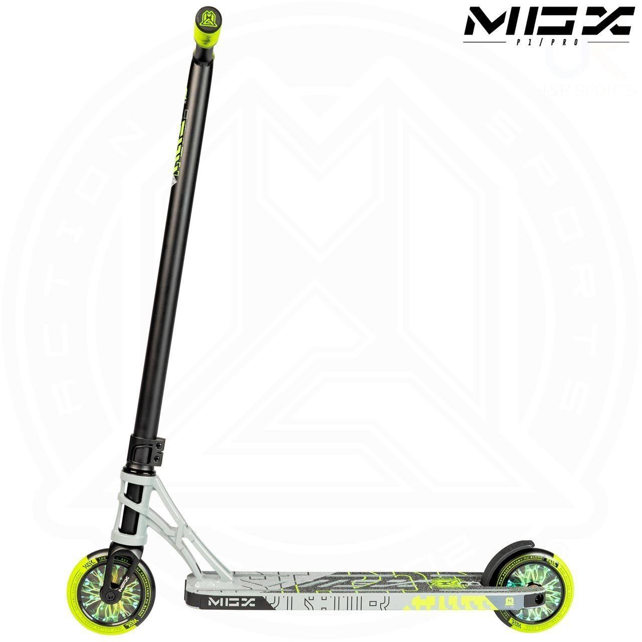 Madd Gear MGP MGX P1 Pro Stunt Scooter - Grey / Lime