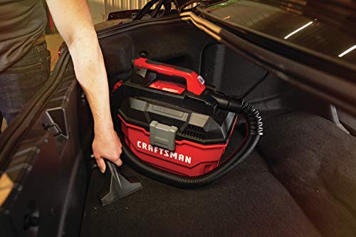 CRAFTSMAN V20* Cordless Shop Vac, 2 Gallon, Wet/Dry, Tool Only (CMCV002B)