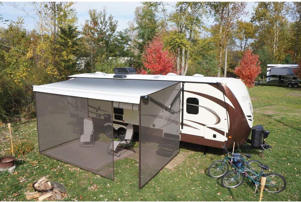Screen Room for Awnings on 5th Wheel RVs, Travel Trailers and Motorhomes