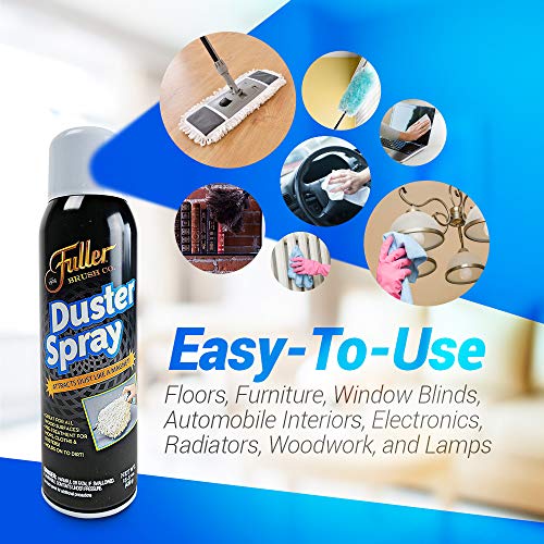 Fuller Brush Duster Spray – Multi Surface Dust Removing Sprayer - Safe Household Cleaning for Floors, Furniture, Blinds & Car Interiors