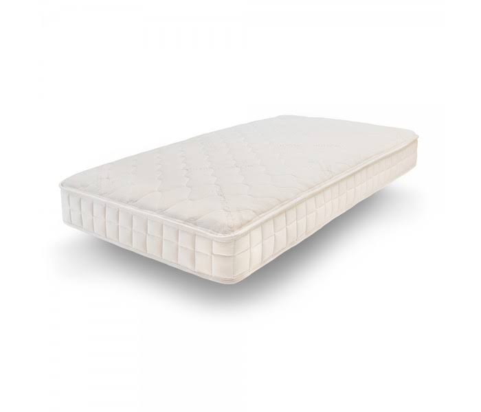 Naturepedic Twin Organic Quilted Cotton Deluxe Mattress, 1 Sided