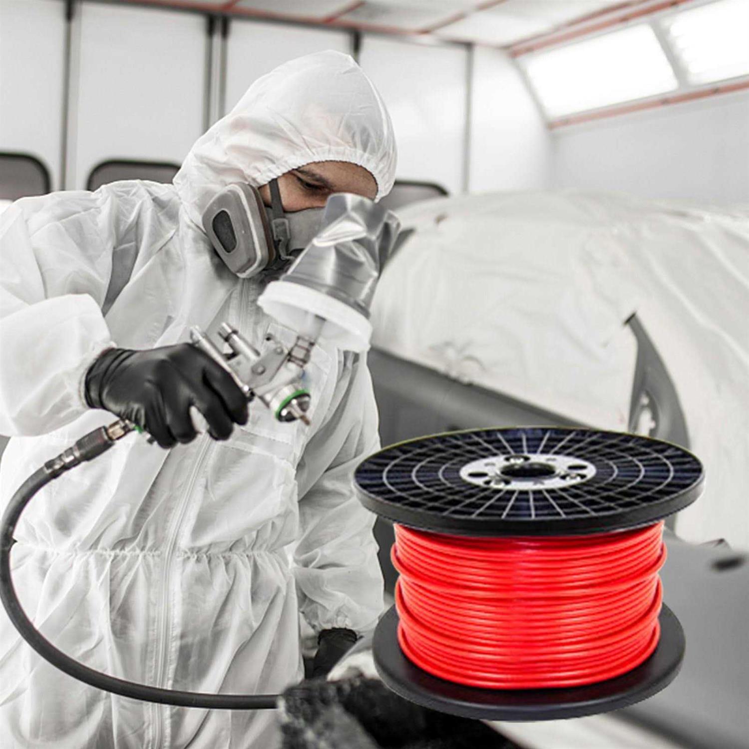 VEVOR Air Hose Reel 250' Flexible Hybrid Rubber Compressor Hose 300psi - Shop Hardware Tools Online Store