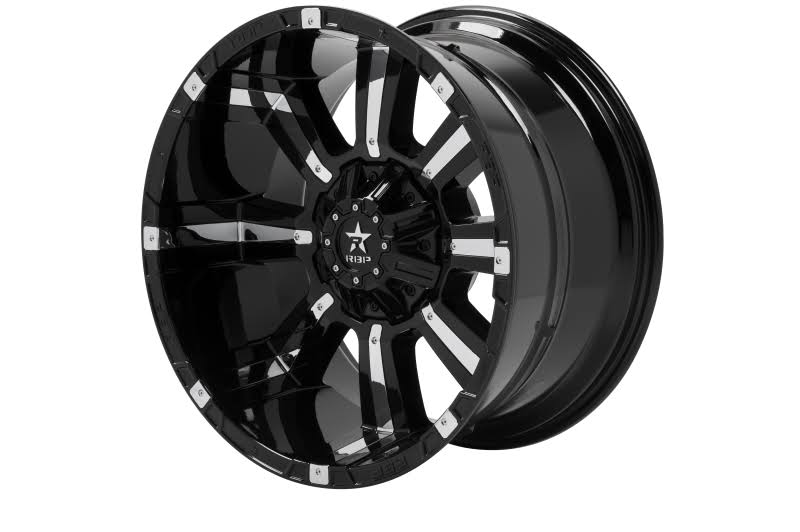 RBP Black u0026 Chrome 94R Wheel 94R-2212-82-44BP