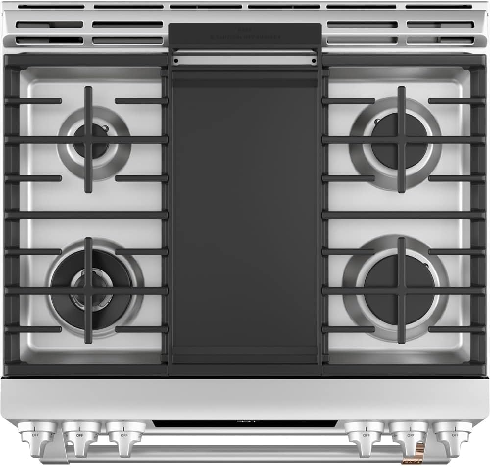 GE C2S950P2MS1 Cafe 30 inch Smart Double-Oven Range With Convection Bundle with Premium 3 YR CPS Enhanced Protection Pack