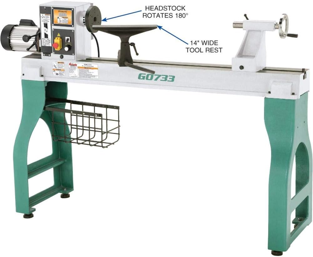 Grizzly Industrial G0733-18" x 47" Heavy-Duty Wood Lathe