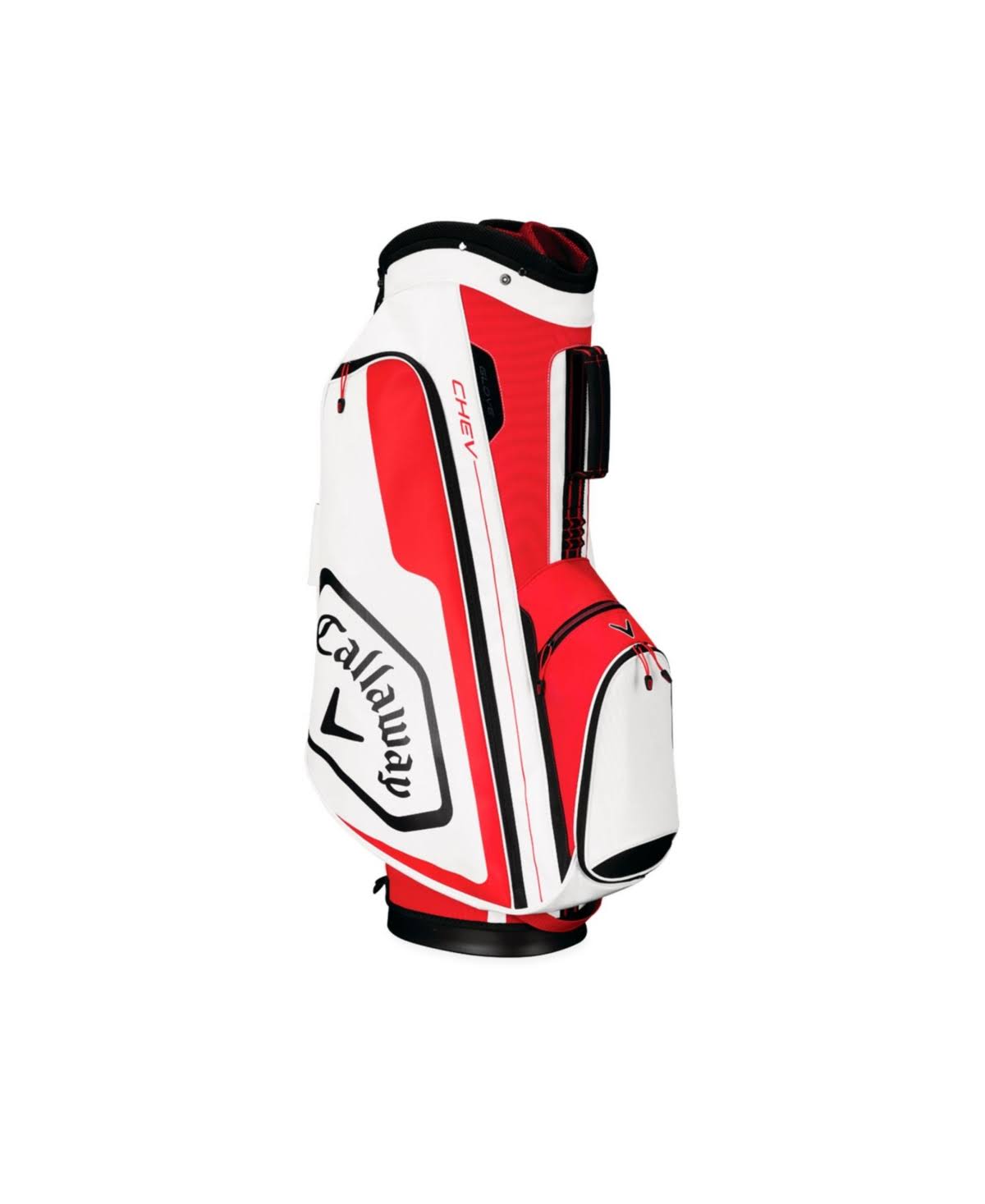 Callaway Chev Cart Golf Bag Titanium-White-Silver