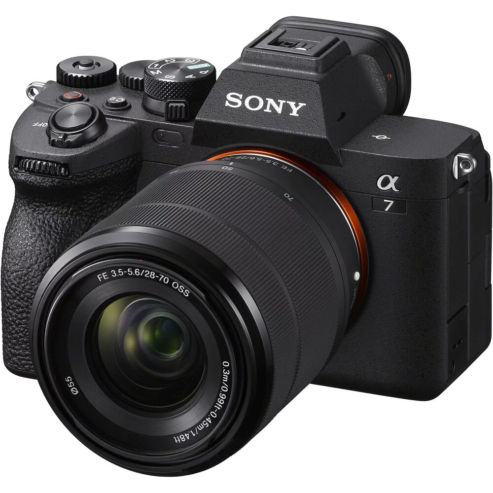 Sony Alpha a7 IV Mirrorless Digital Camera with 28-70mm Lens Bundle with 64GB Memory Card + NP-FZ100 Battery +K&M Battery Charger + Camera Case  + Universal LCD Screen Protectors + Memory Card Reader