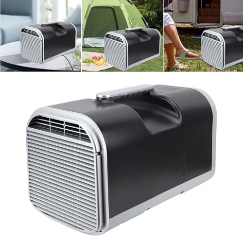 Camping Air Cooler,4500BTU 400W Portable Small Space Air Conditioner Dual Frequency Conversion Air Heater Cooler Mini Mobile AC Unit for Home Office Pet Rooms