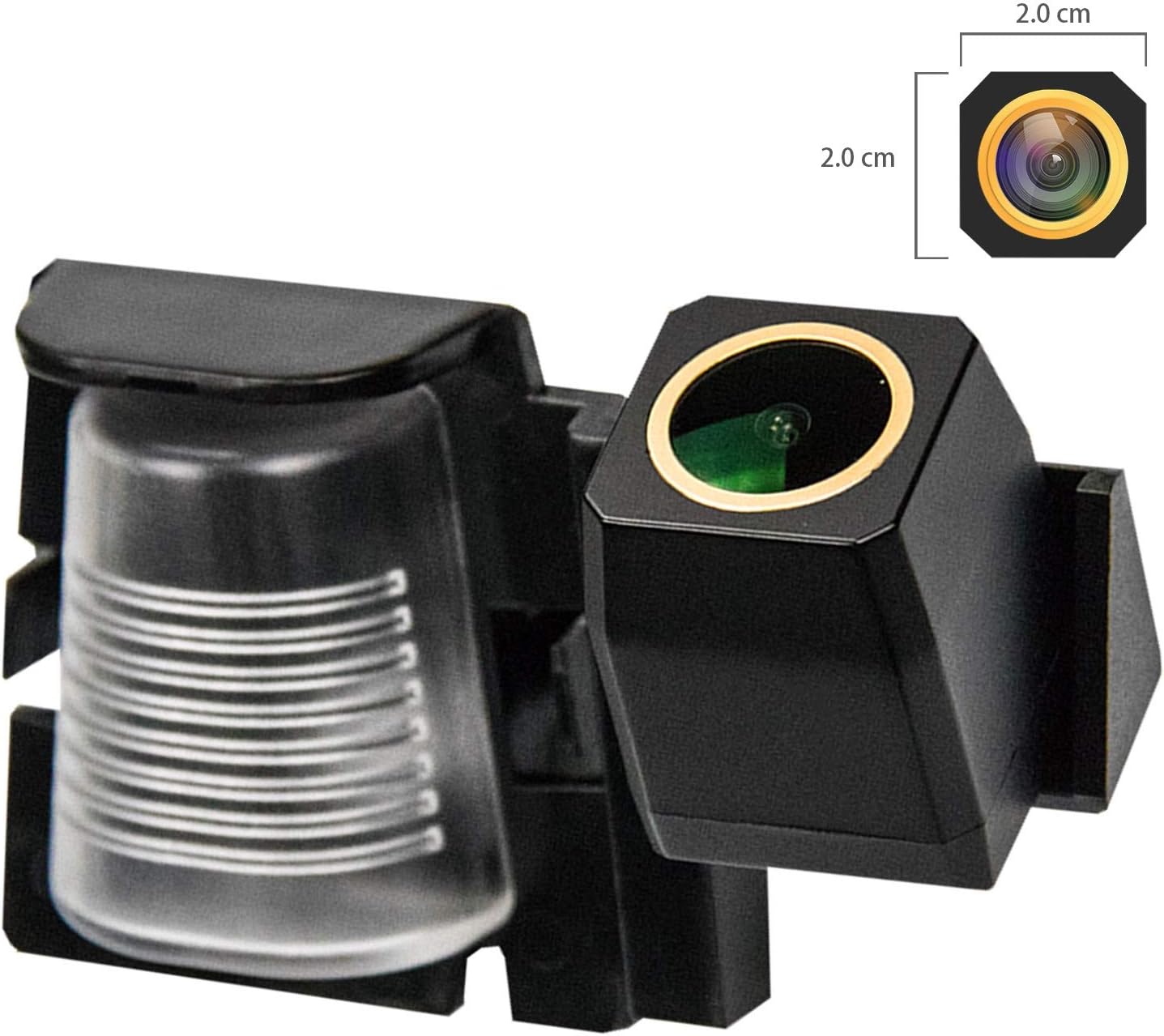 HD 1280x720p Golden Camera for Jeep Wrangler JK,JL,TJ, Rubicon, Sahara, Unlimited, Jeep Sport,3nd Generation Camera Rear View Reversing Backup Camera Night Vision Waterproof Backing Camera