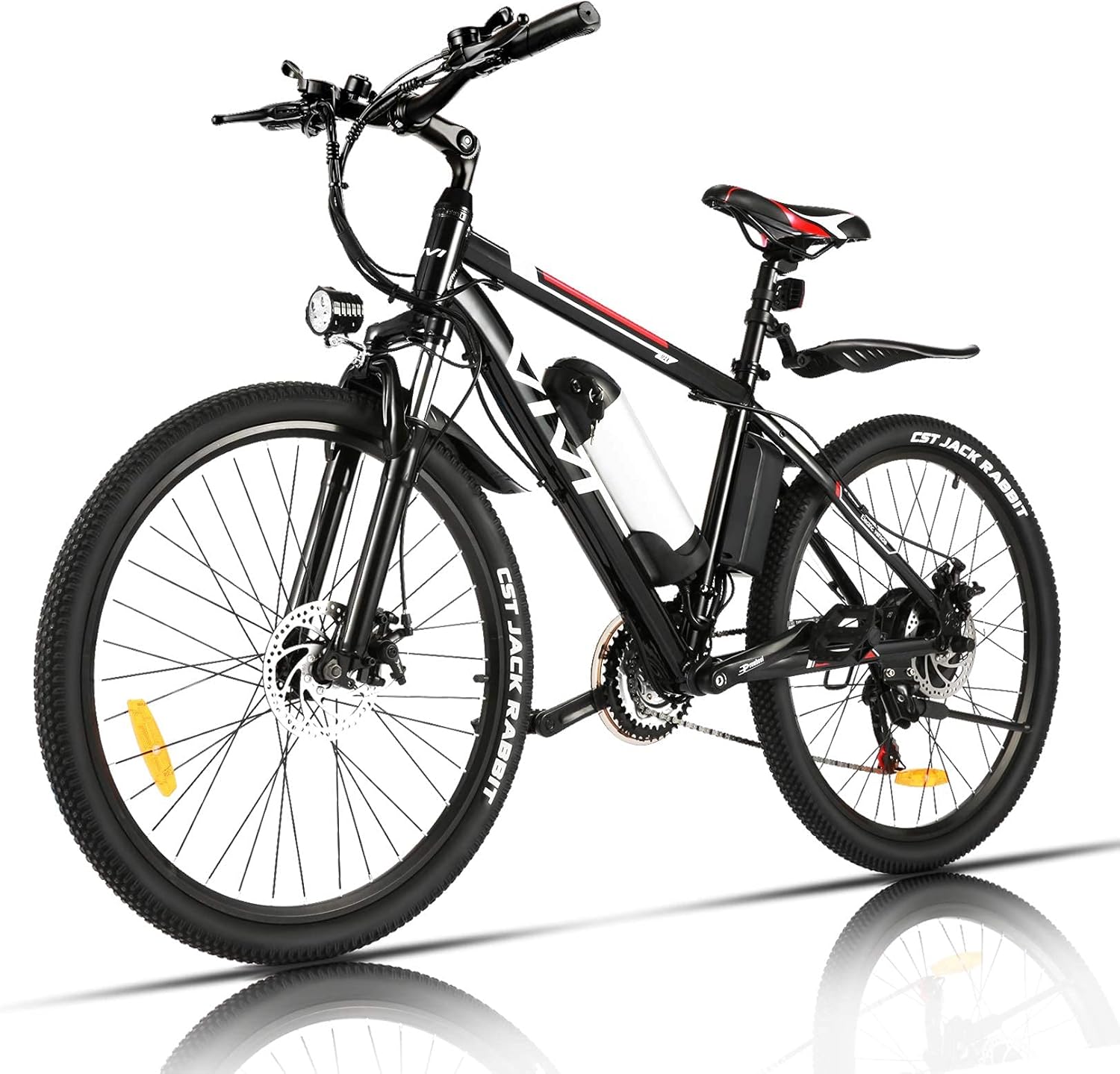 VIVI Electric Bike Electric Mountain Bike 26" Electric Bicycles for Adults, 350W Motor Ebike with Removable 36V Lithium-Ion Battery and 21 Speed Gears-20MPH & 50 Miles E-Bikes Adults
