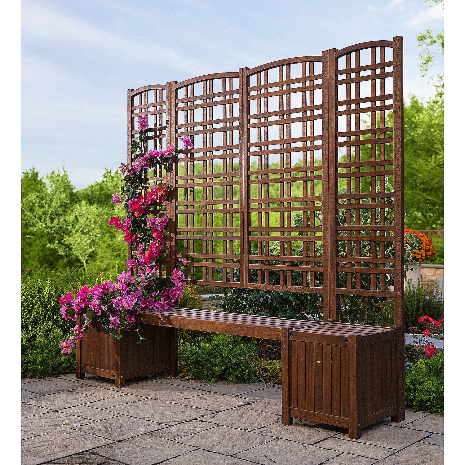 Evergreen Large Outdoor Eucalyptus Privacy Trellis