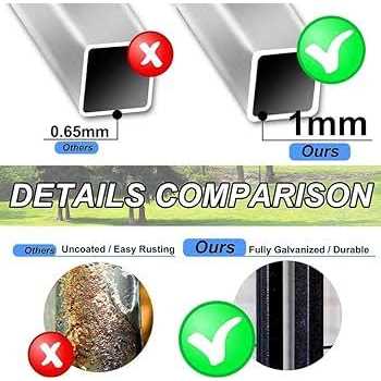 ROOMTEC Large Dog Kennel Outdoor Pet Pens Dogs Run Enclosure Animal Hutch Metal Coop Fence - Pet Supplies online store