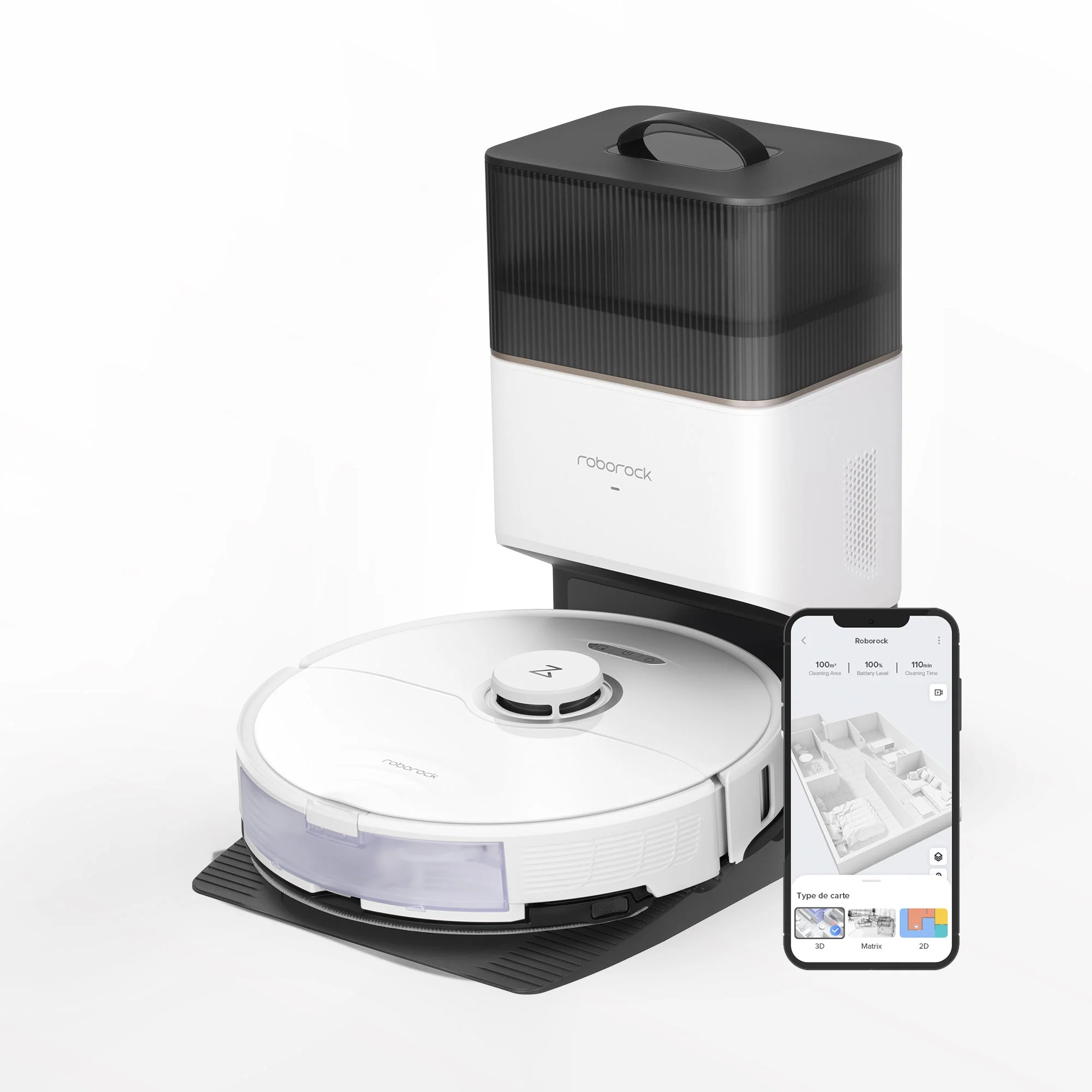 Roborock S8+ Robot Vacuum with Auto-Empty Dock
