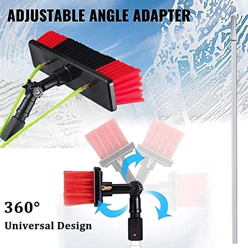 Window Cleaning Telescopic Pole, 3m-10m Water Fed Extendable Brush Suitable for Cleaner Conservatory Roof Photovoltaic Panel Cleaning