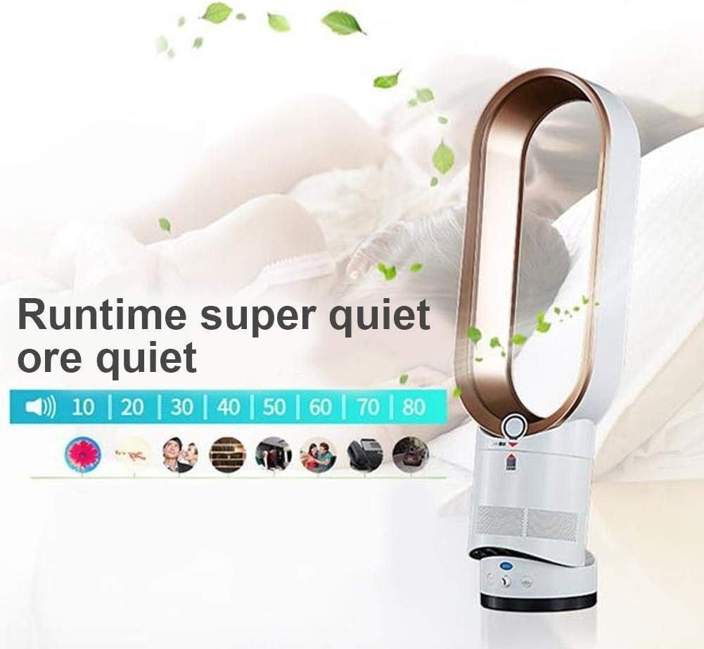 Evaporative Coolers,bladeless Fan Air Cooler,air Conditioner Fan Cooler Negative Ions Safety Tower Fan,Mute Fan-Golden 16inch