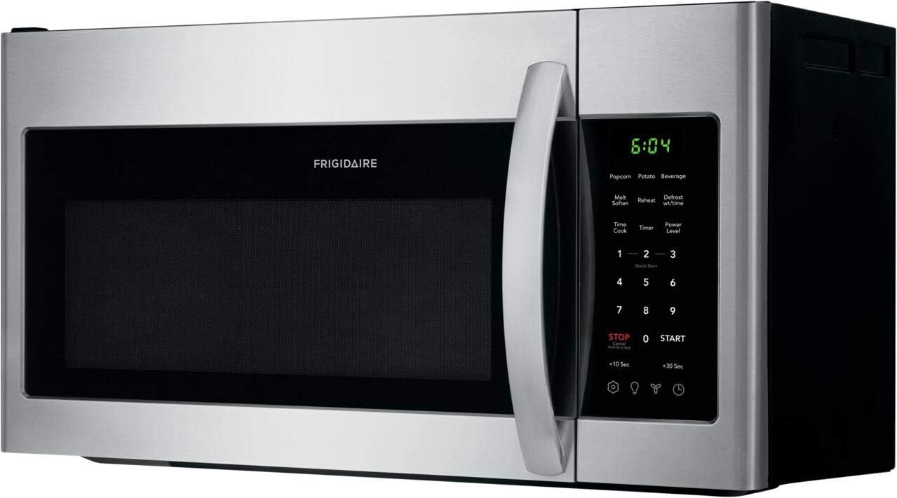 FRIGIDAIRE FFMV1846VS 30" Stainless Steel Over The Range Microwave with 1.8 cu. ft. Capacity, 1000 Cooking Watts, Child Lock and 300 CFM